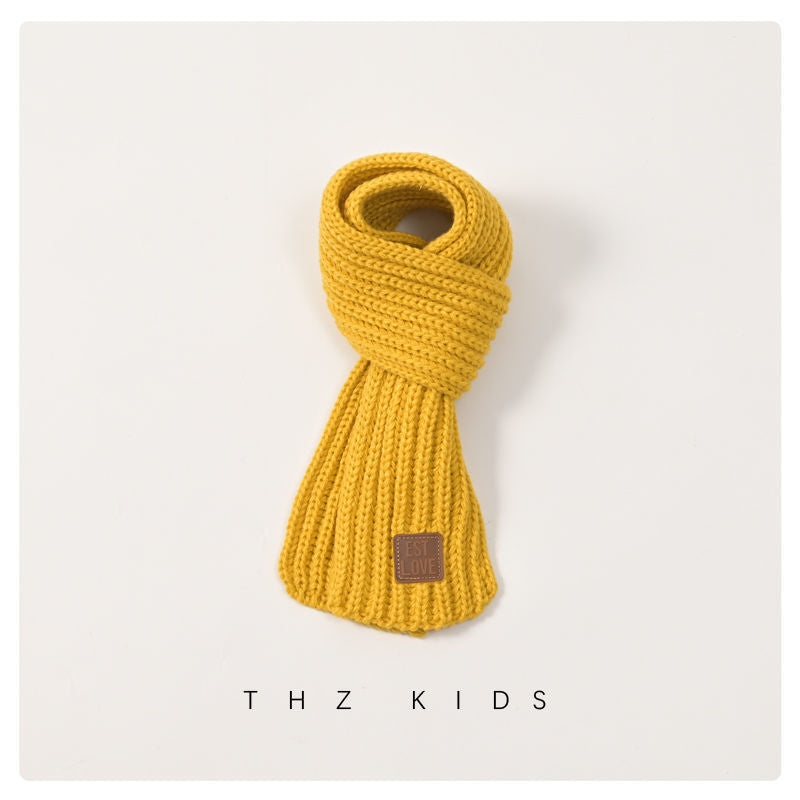 Wholesale Children's Winter Baby Soft Warm Wool Versatile Scarf