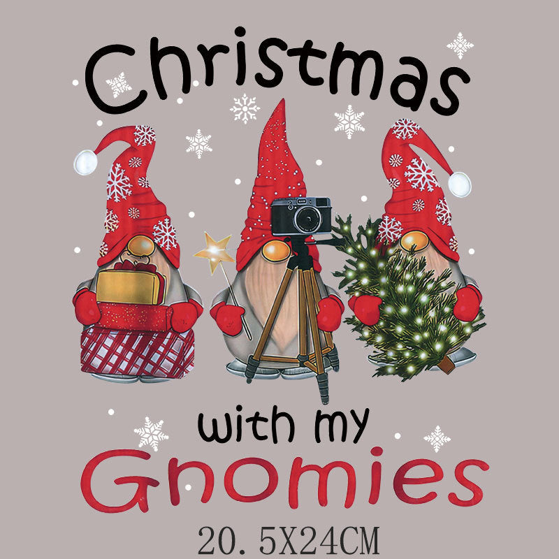Wholesale Colorful Cartoon Christmas Heat Transfer  UV DTF Ready to Press Transfers Wraps