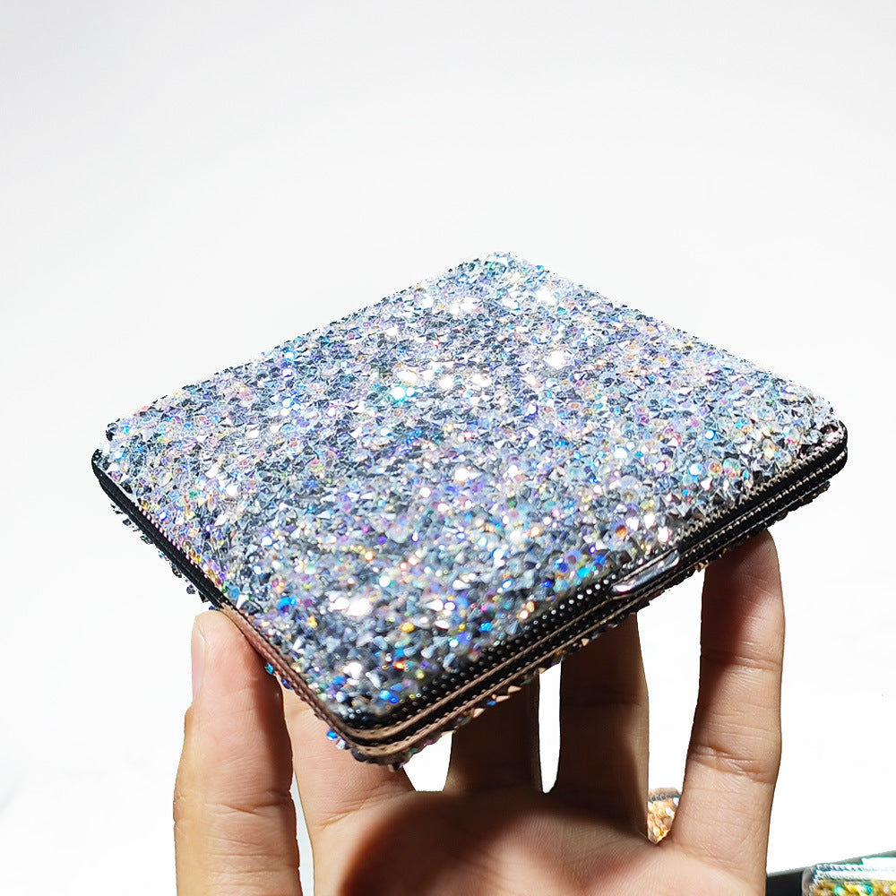 Wholesale Fashionable Resin Random Diamond Women's Cigarette Boxes