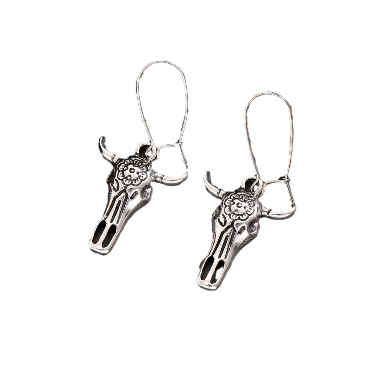 Wholesale retro old western cowboy style animal jewelry earrings