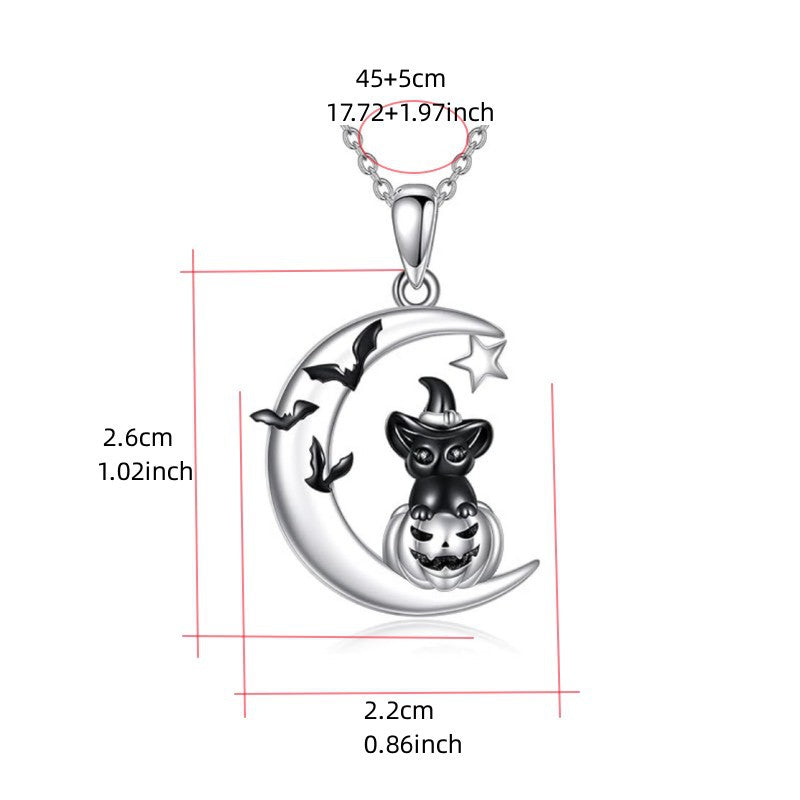 Wholesale Gothic Dark Wind Pendant Necklace