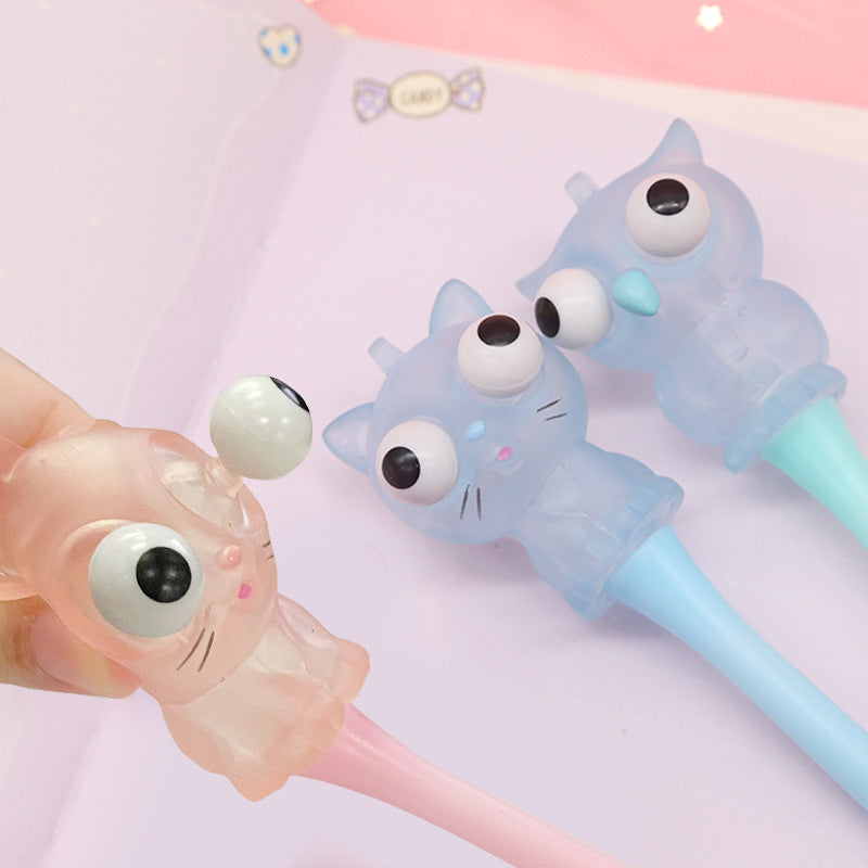 Wholesale decompression pen soft creative cartoon pinch music ballpoint pen