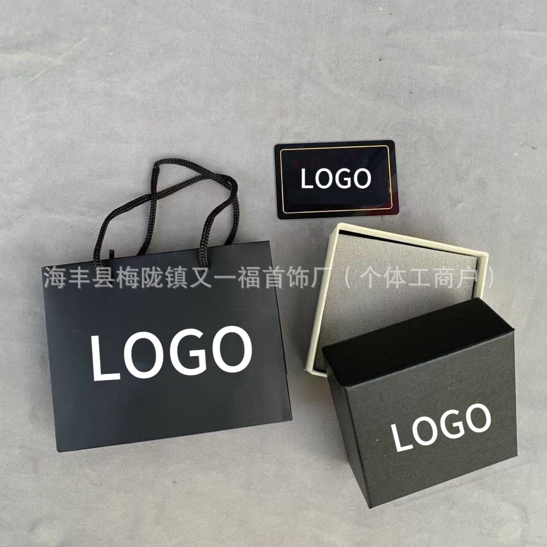 Wholesale New Double C Letter Diamond Piercing Leather Small Chanel Style Bracelet Retro Fashion All-match Bracelet