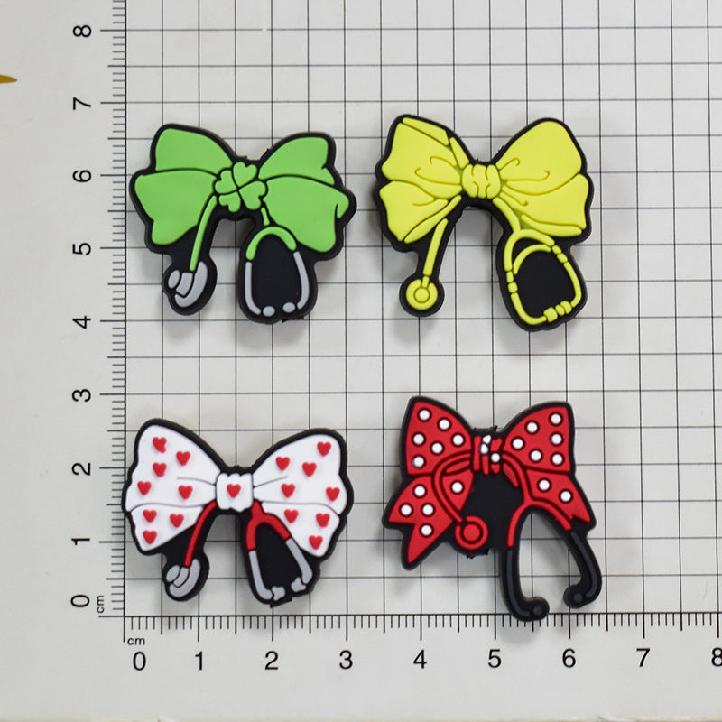 Wholesale Random 100pcs Bow Medical Medical Beads Focus Bead