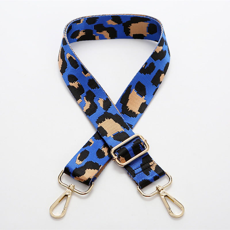 Wholesale Leopard Pattern Polyester Wide Shoulder Strap Adjustable Women's Bag Strap