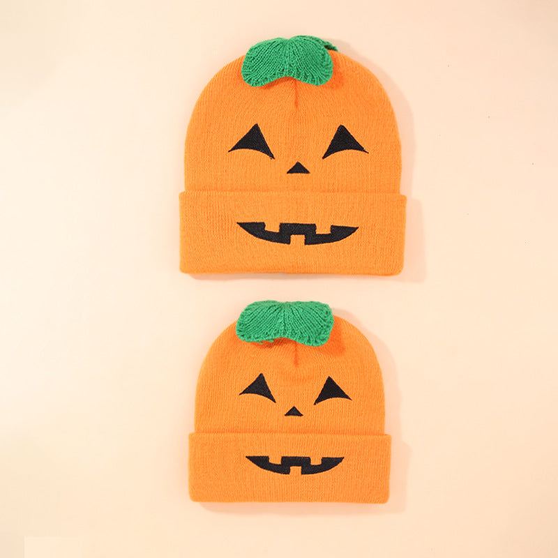 Wholesale Halloween Pumpkin Children's Knitted Hat