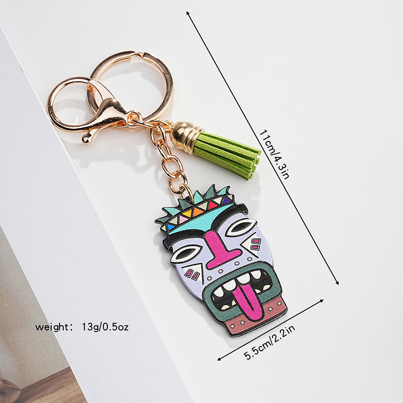 Wholesale Bohemian Funny Acrylic Keychain
