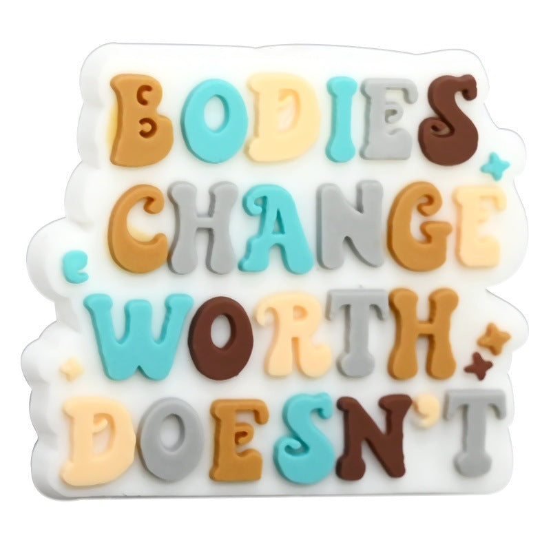Wholesale  Random 100pcs/pack  Phrase series bead  Focal Beads