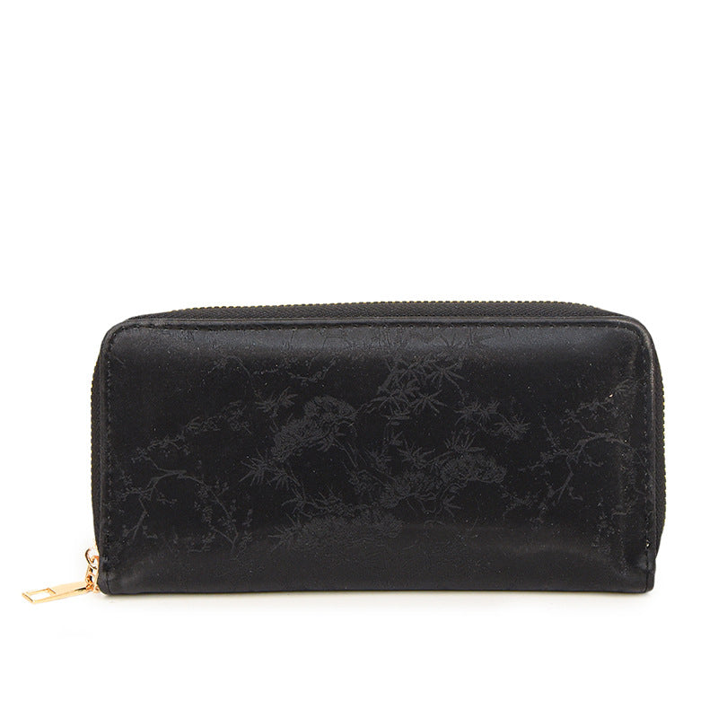 Wholesale Long Shiny Zipper Women's Wallet