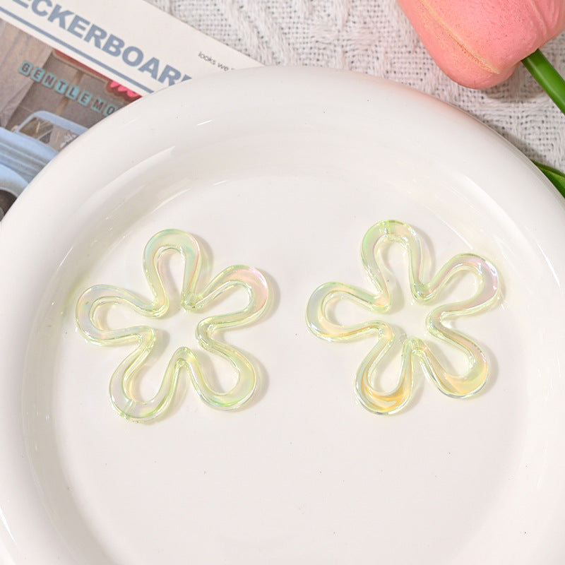 Wholesale    10pcs/pack  Ice through the waves bead after bead  Acrylic Beads