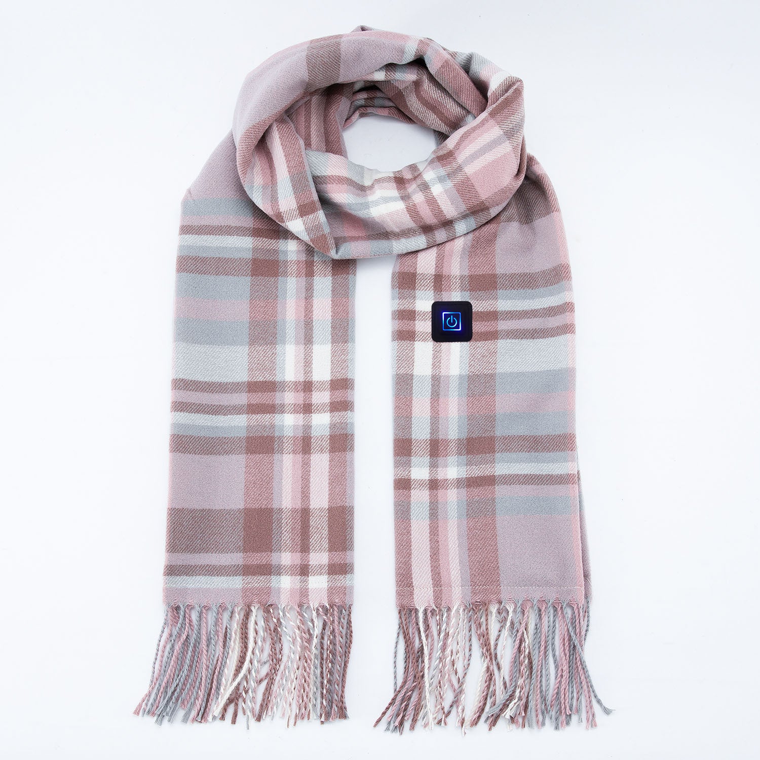 Wholesale Imitation Cashmere Heating Solid Color Smart Electric Heating Scarf