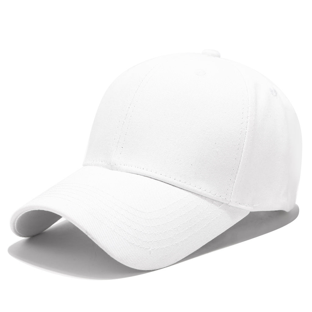 Wholesale Solid color all-match embroidered logo cap