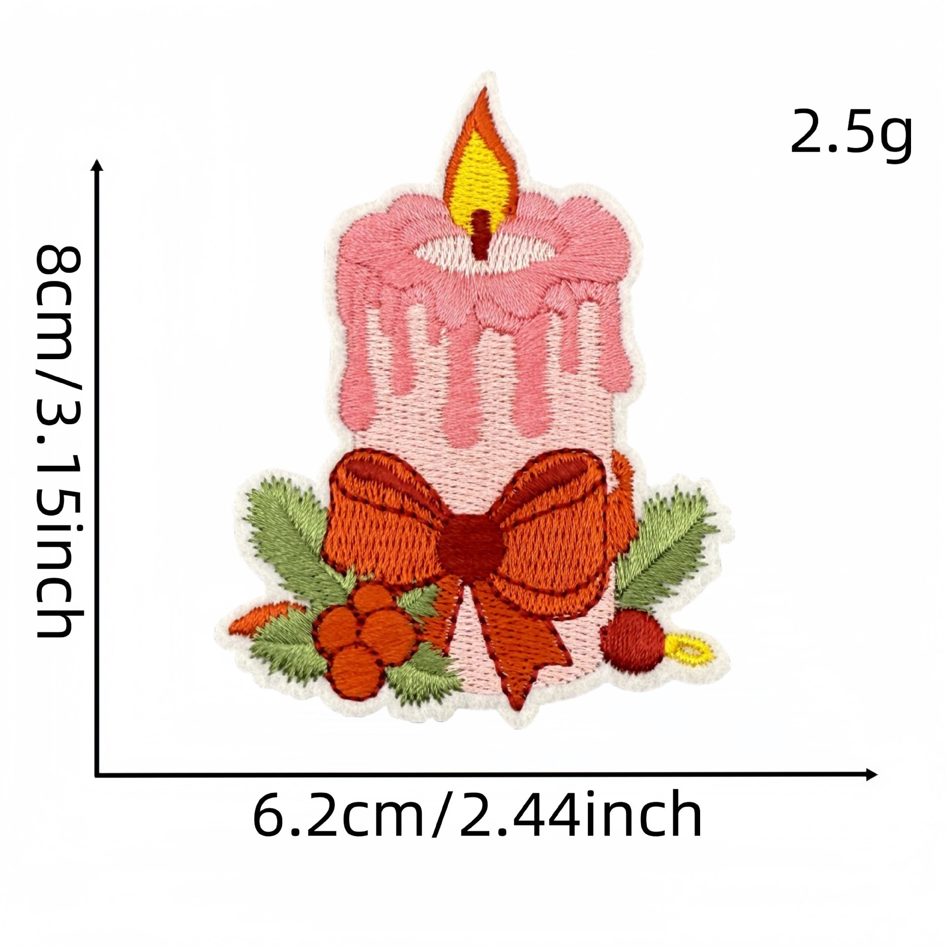 Wholesale Pink Cartoon Christmas Embroidery DIY Patches