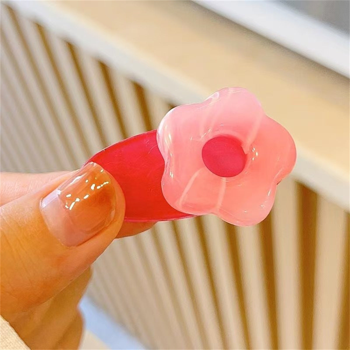 Wholesale Valentine's Day Pink Love Hairpin Sweet Side Bangs Clip Internet Red Hair Card Girl Heart Duck