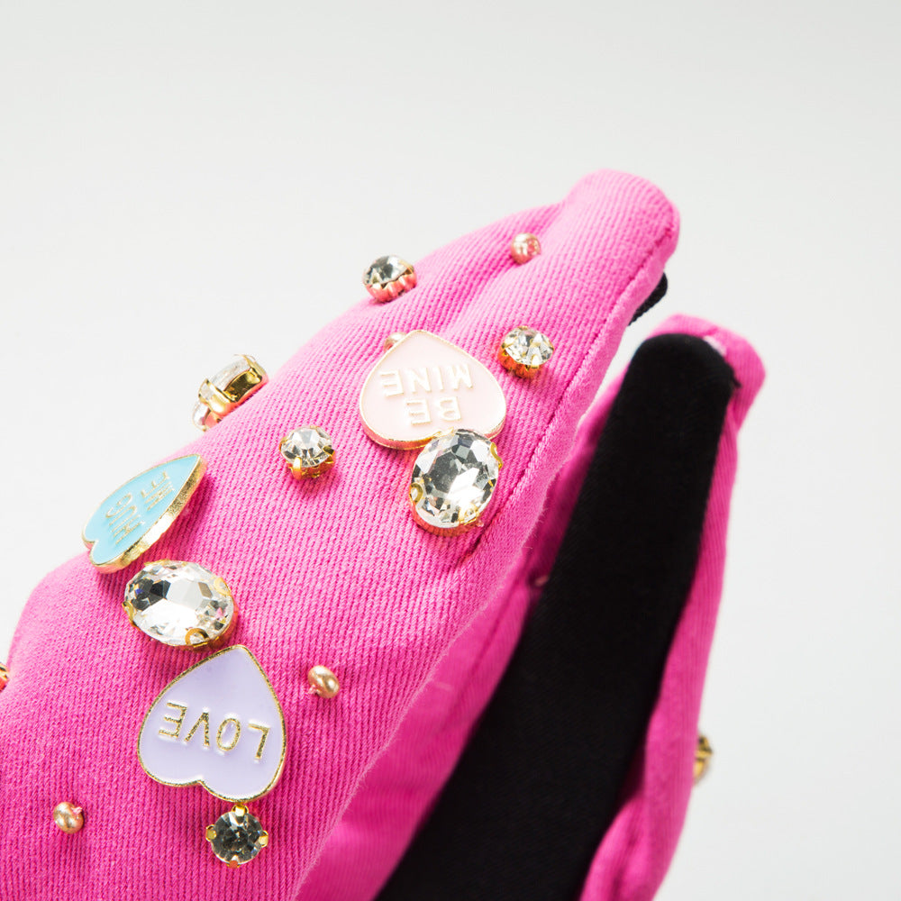 Wholesale Valentine's Day English Letter Love Hairbands