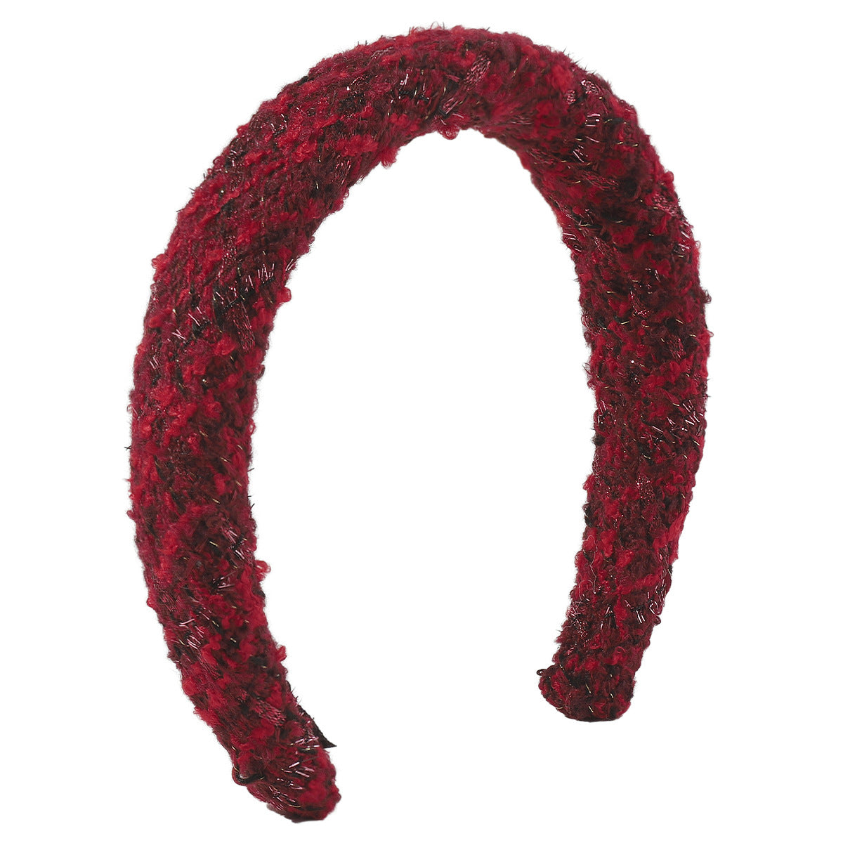 Wholesale Christmas and New Year Festive Red Wide-brimmed Headbands