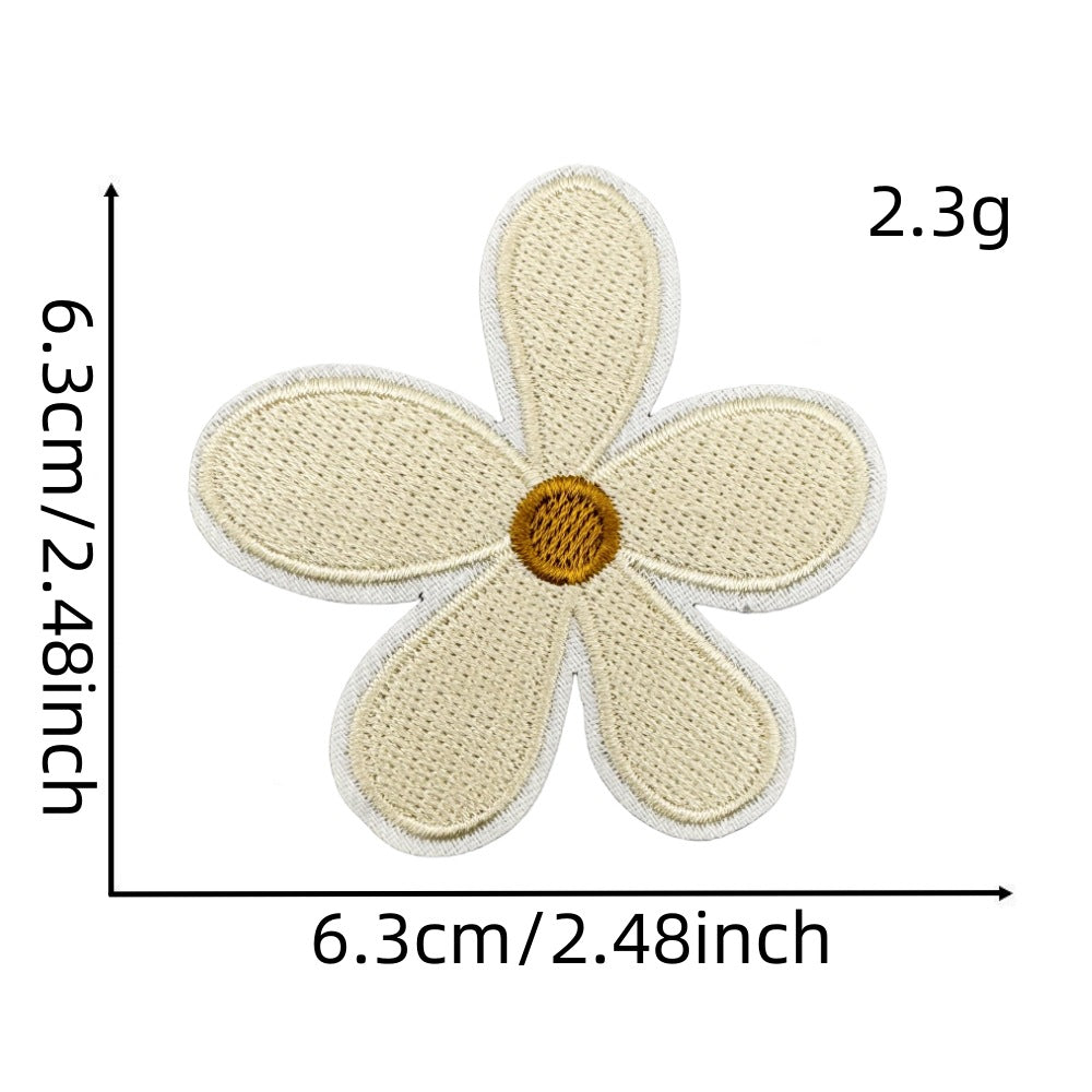 Wholesale Bohemian Chic Embroidered Iron On Patches Polyester Decorative Applique For Coats And Trench Coats