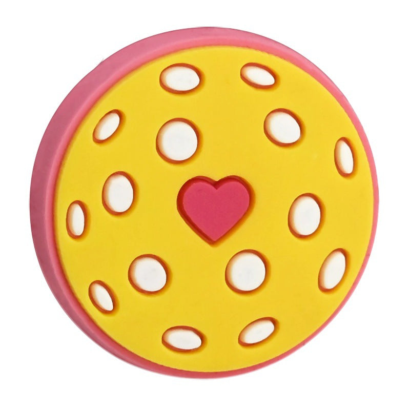 Wholesale Random 100pcs pickleball sports series bead pen patch handmade DIY beads