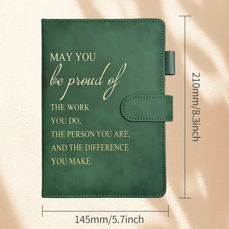 Wholesale Cross-border notebook in stock wholesale Amazon leather plan hand ledger temu incentive magnetic buckle notebook customization