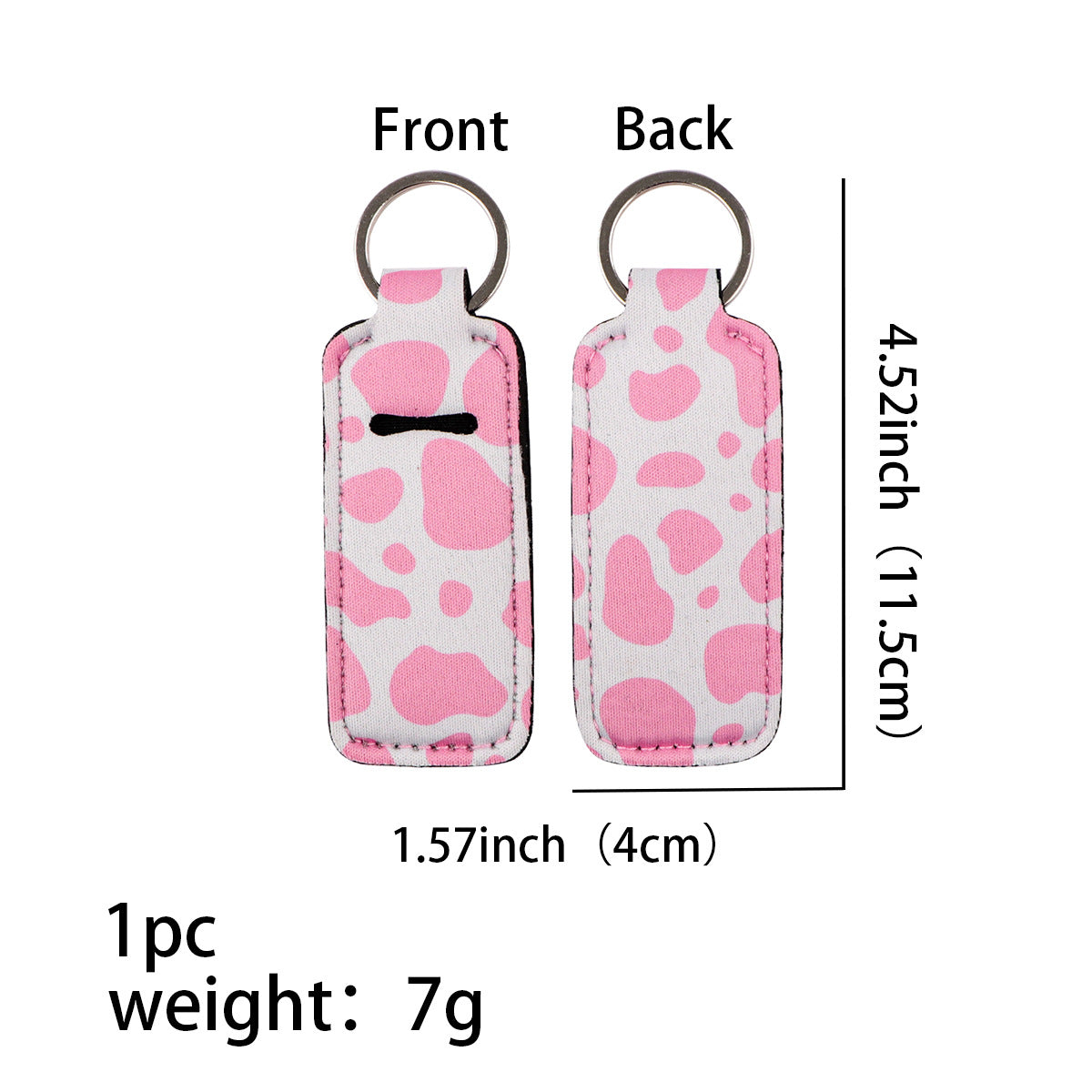 Wholesale Leopard Lipstick Set Keychain Accessories