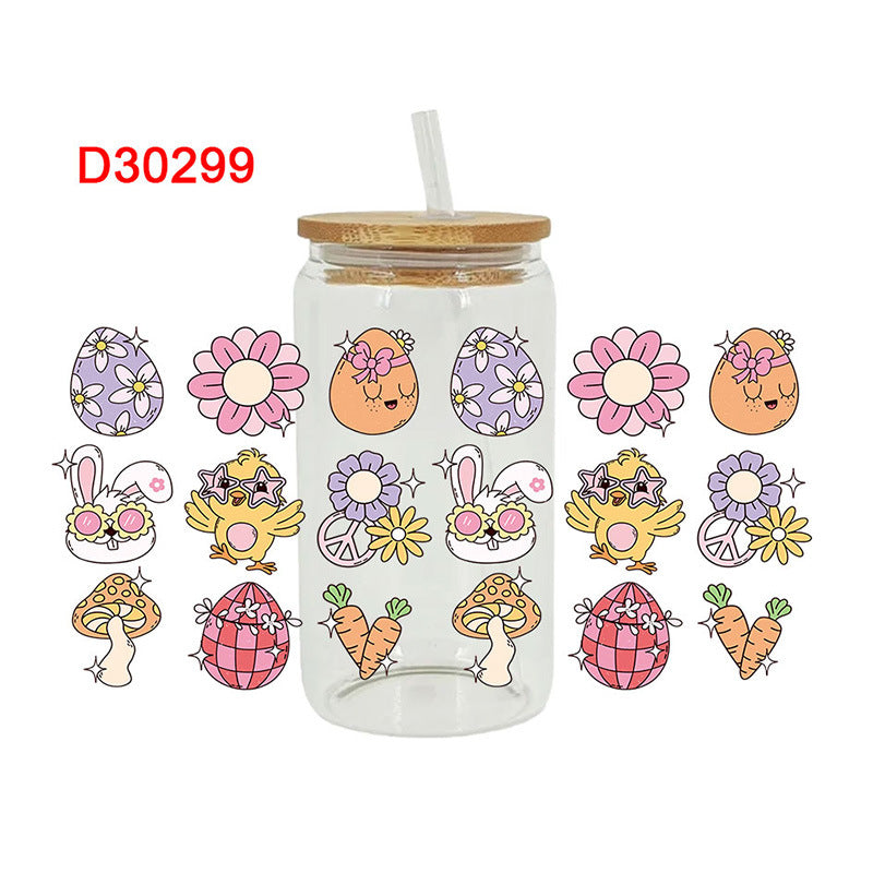 Wholesale UV Transfer Paste Glass Crystal Label Crystal Paste 16OZ UV DTF WRAPS