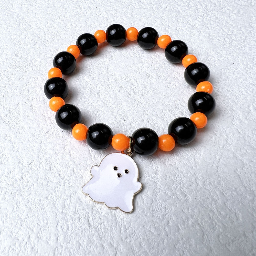 Wholesale Halloween Orange Pumpkin Bracelet