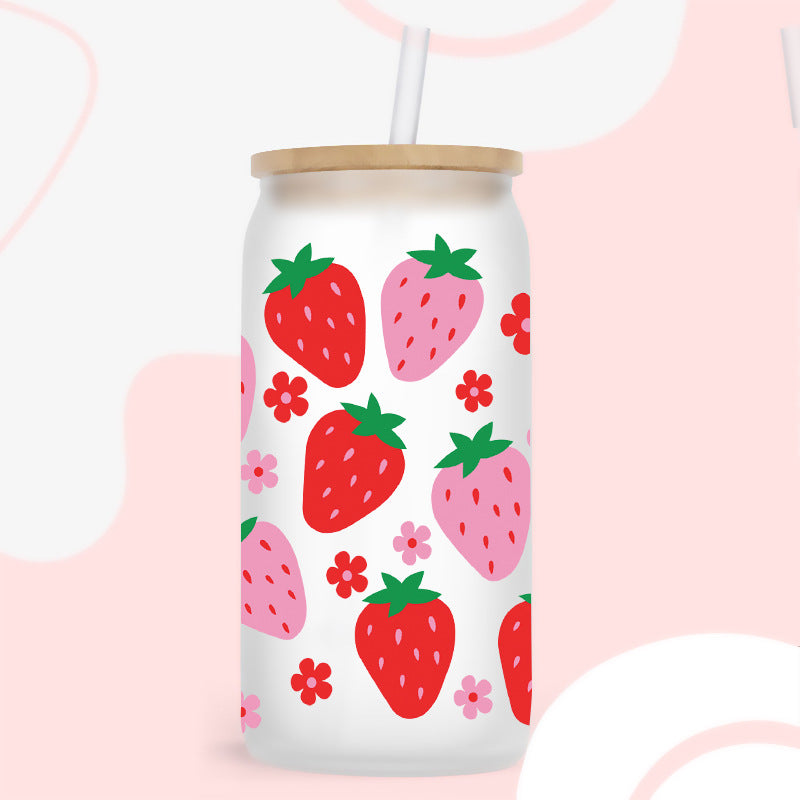 Wholesale  Cartoon printing heat 16oz Cup UV DTF Wraps
