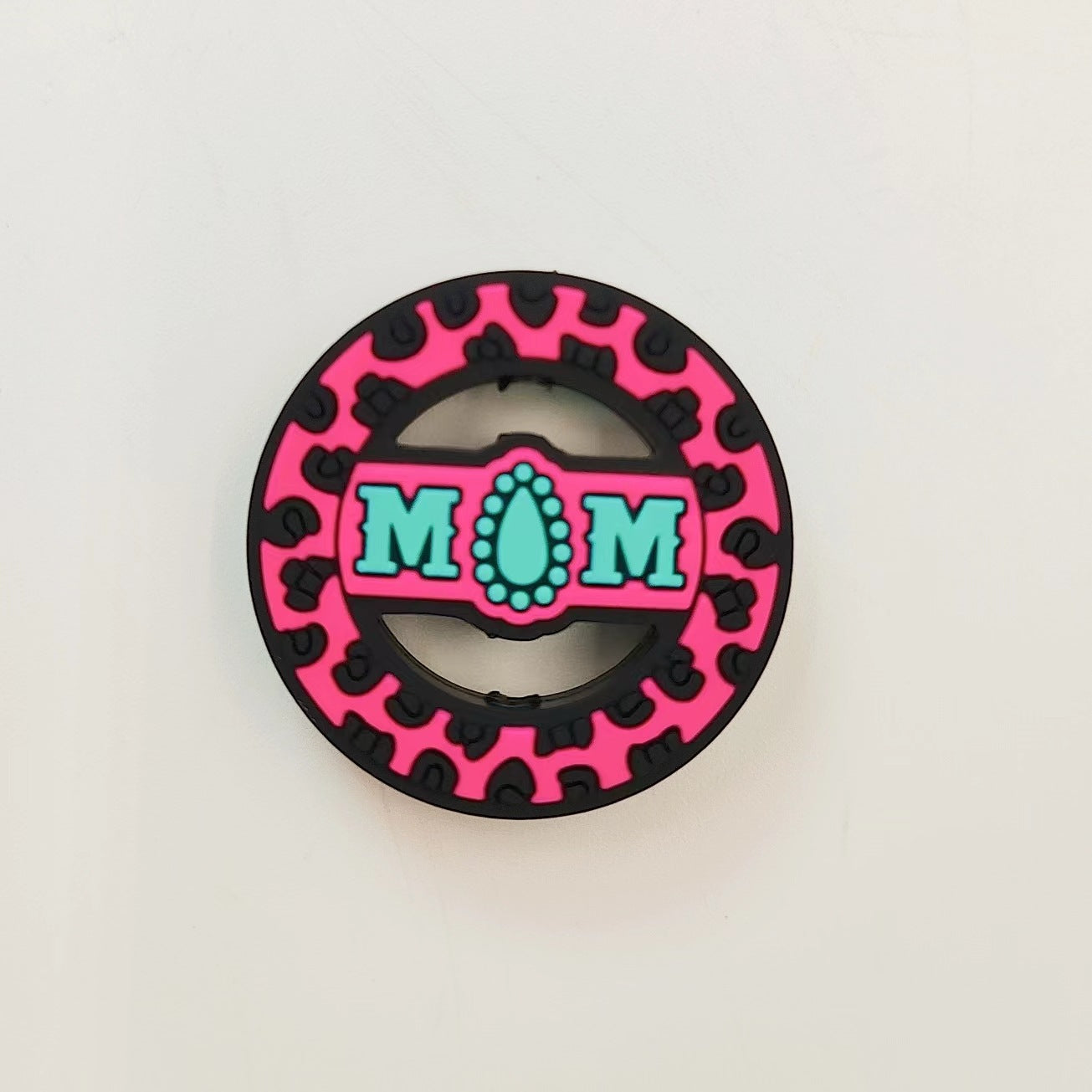 Wholesale 10pcs Leopard Print Cartoon Focus Beads Creative Silicone Beads