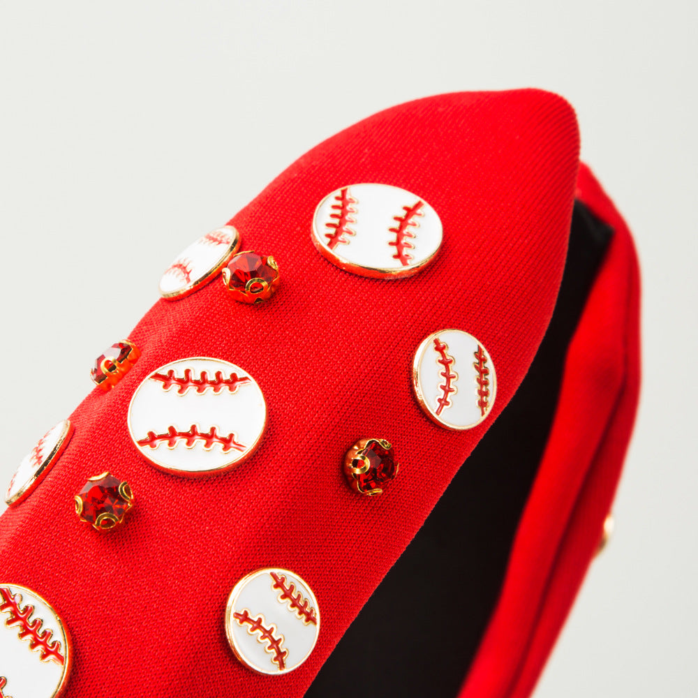 Wholesale Sporty style diamond wide brim headband