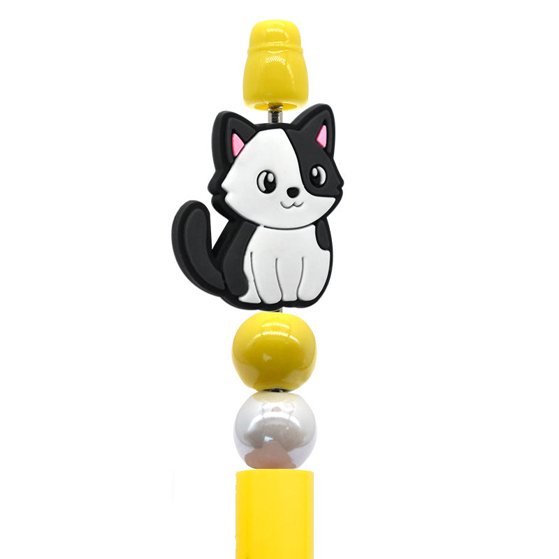 Wholesale  Random 100pcs/pack   Cartoon pet cat beads  Focal Beads