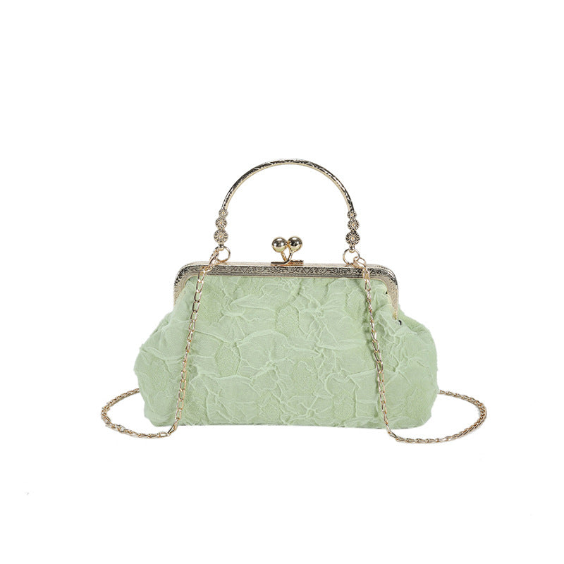 Wholesale Fold Chain Nylon One Shoulder Crossbody Carrying Bag