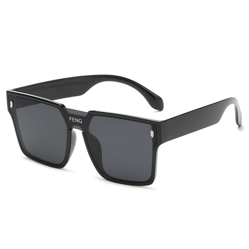 Wholesale Square Sunglasses Hip Hop One-Piece Outdoor Sun Protection Sunglasses
