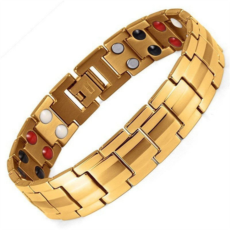 Wholesale  Detachable Double Row Magnet Men' s Bracelet
