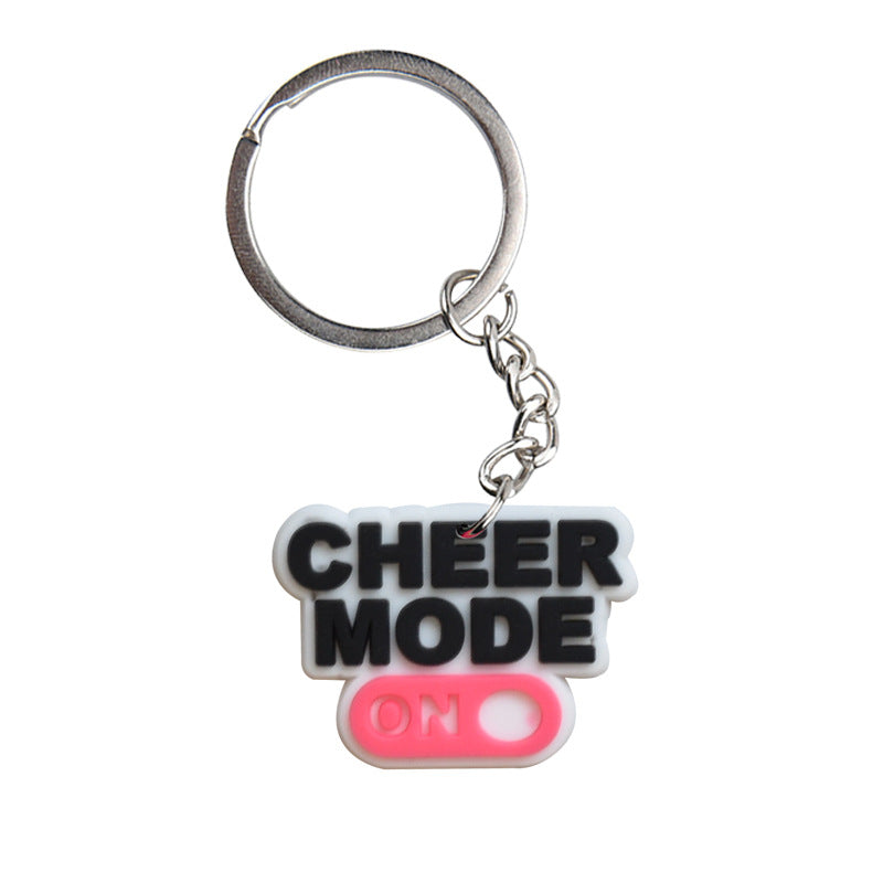 Llavero de la escuela de la escolar de la animadora de aleación de zinc al por mayor