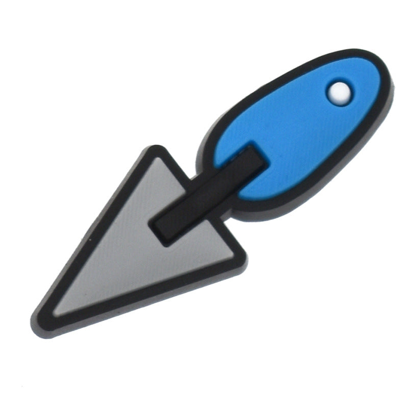 Wholesale 100PCS Cartoon Cute Cow PVC Decorations