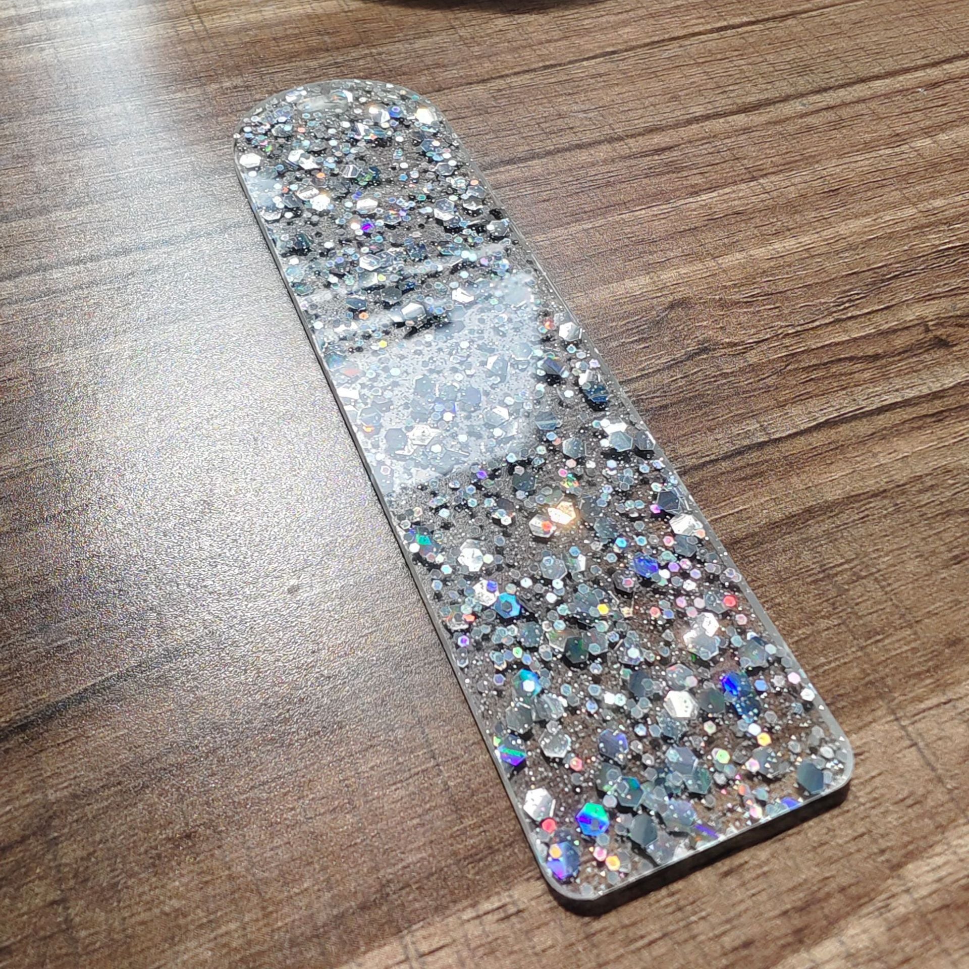 Wholesale 20pcs Blank loose powder water ripple acrylic sticker music bookmark