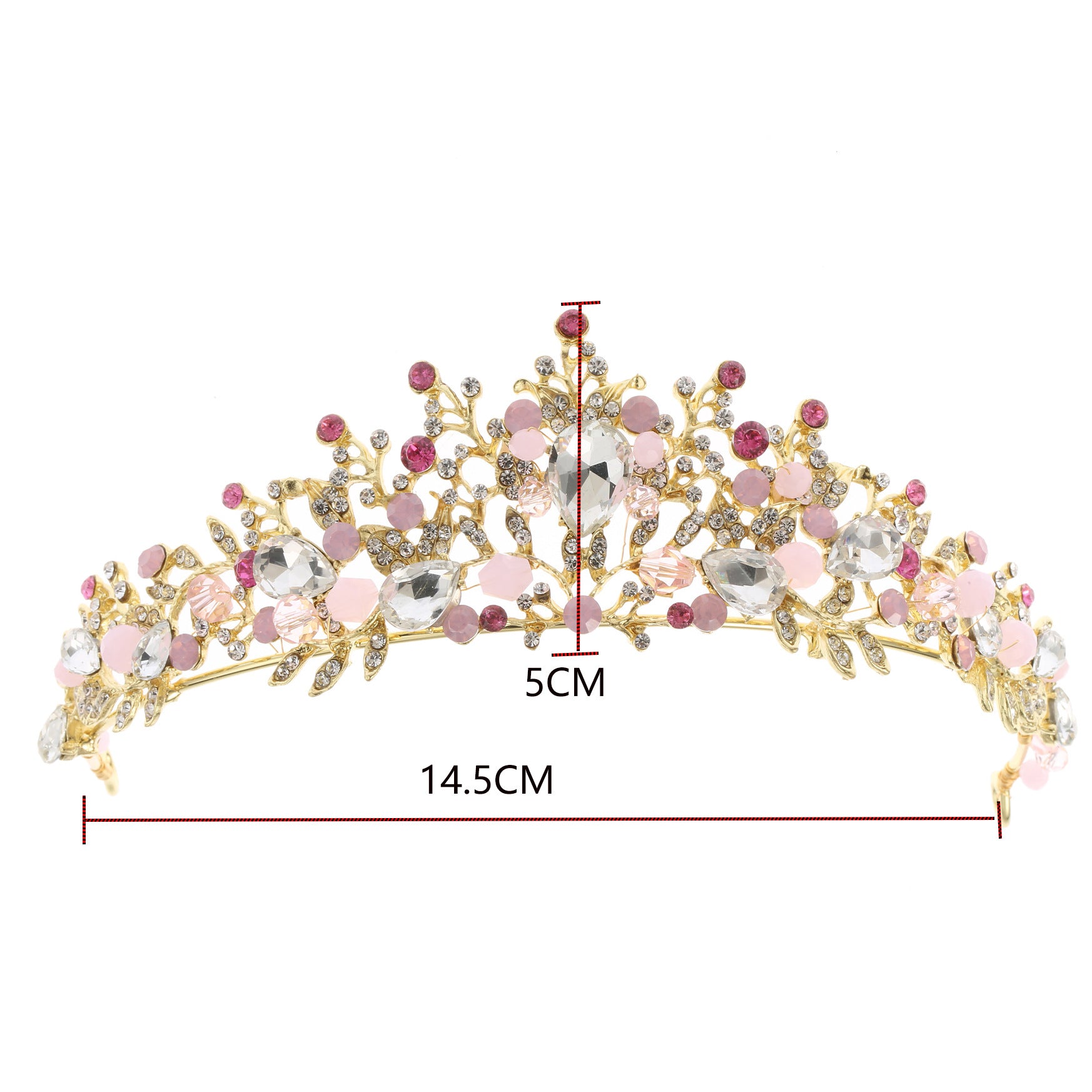 Wholesale Rhinestone Crown Alloy Hair Bands