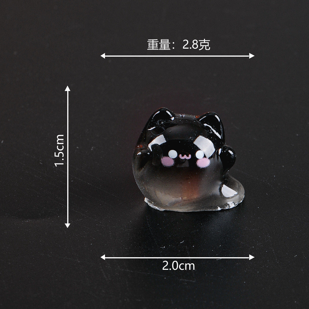 Wholesale Resin Glow-in-the-dark Ghost Figurine Cartoon  Decorative Ornament for Home Car Desk