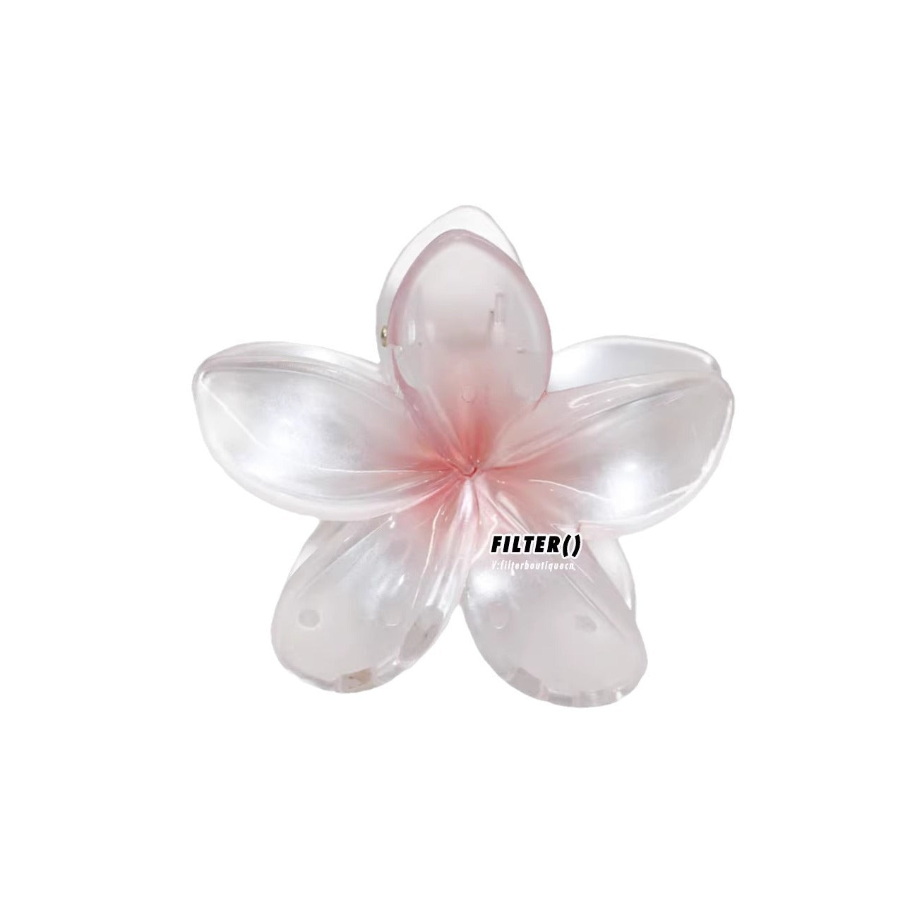 Wholesale Large 8CM Gradient Color Plumeria Flower Hairpin
