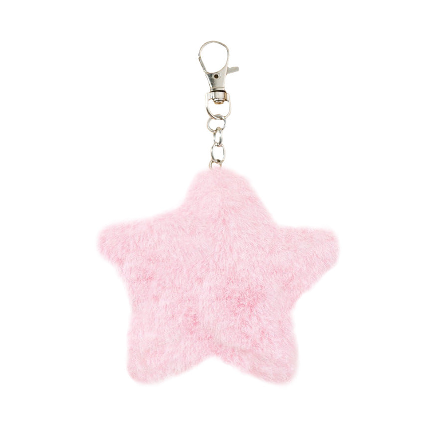 Wholesale Pentagram Plush Keychain