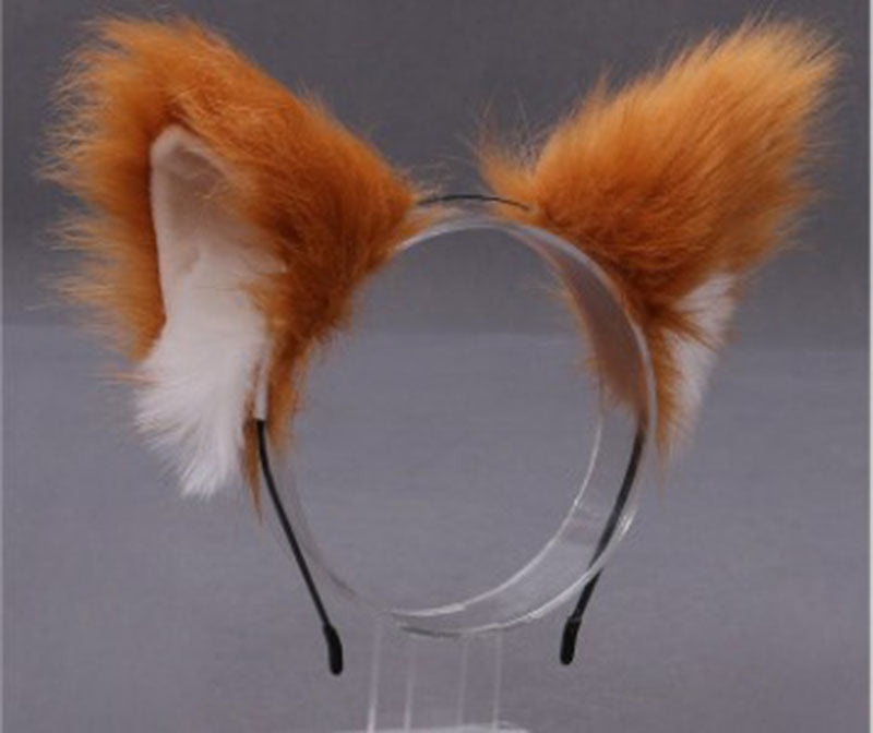 Wholesale Cat's Ears Plush Hair Hoop