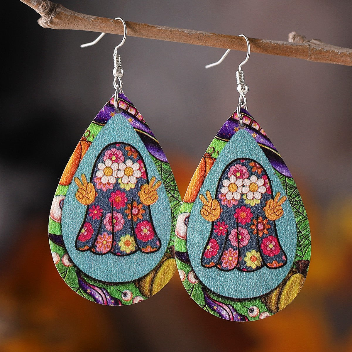 Wholesale  Gothic Leather Earrings