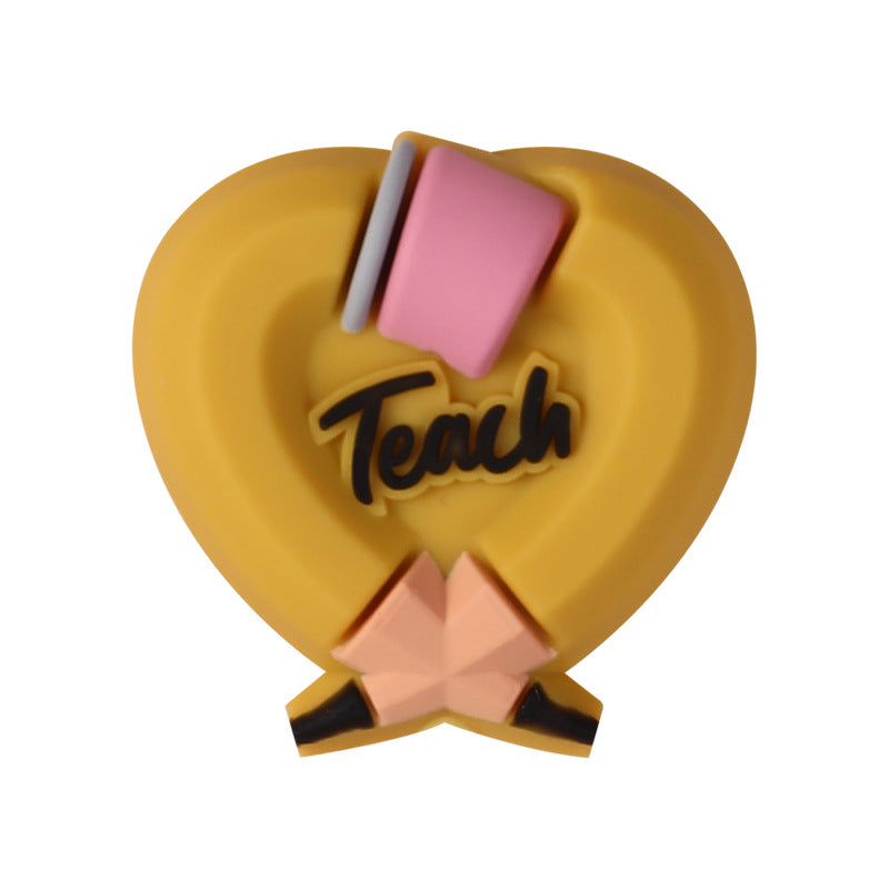 Wholesale 20 pcs Jewelry 3D cartoon dwarf silicone beads diy wear necklace accessories