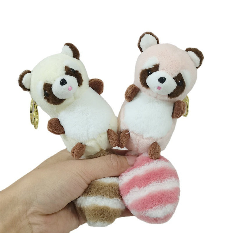 Wholesale Raccoon Plush Doll Keychain