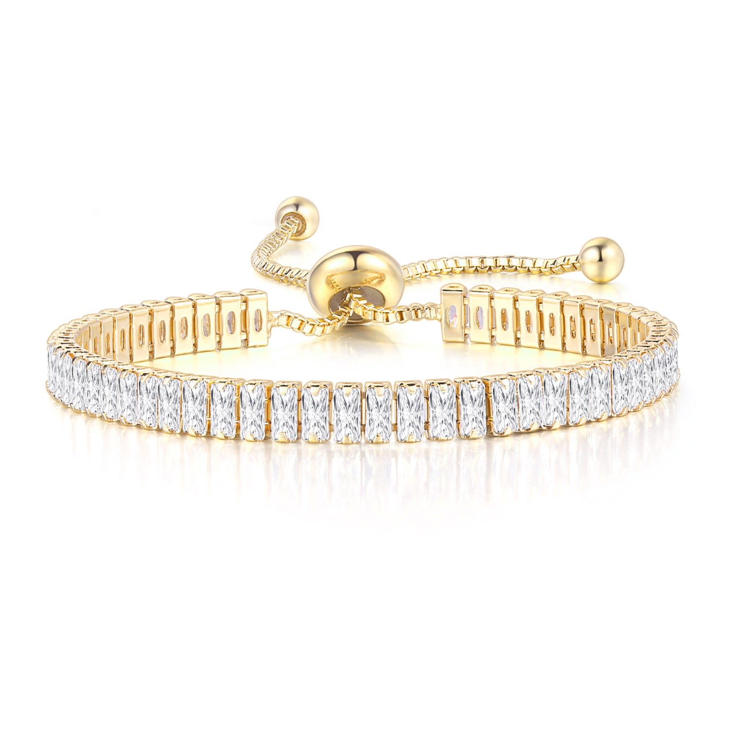 Wholesale Full CZ Adjustable Bracelet