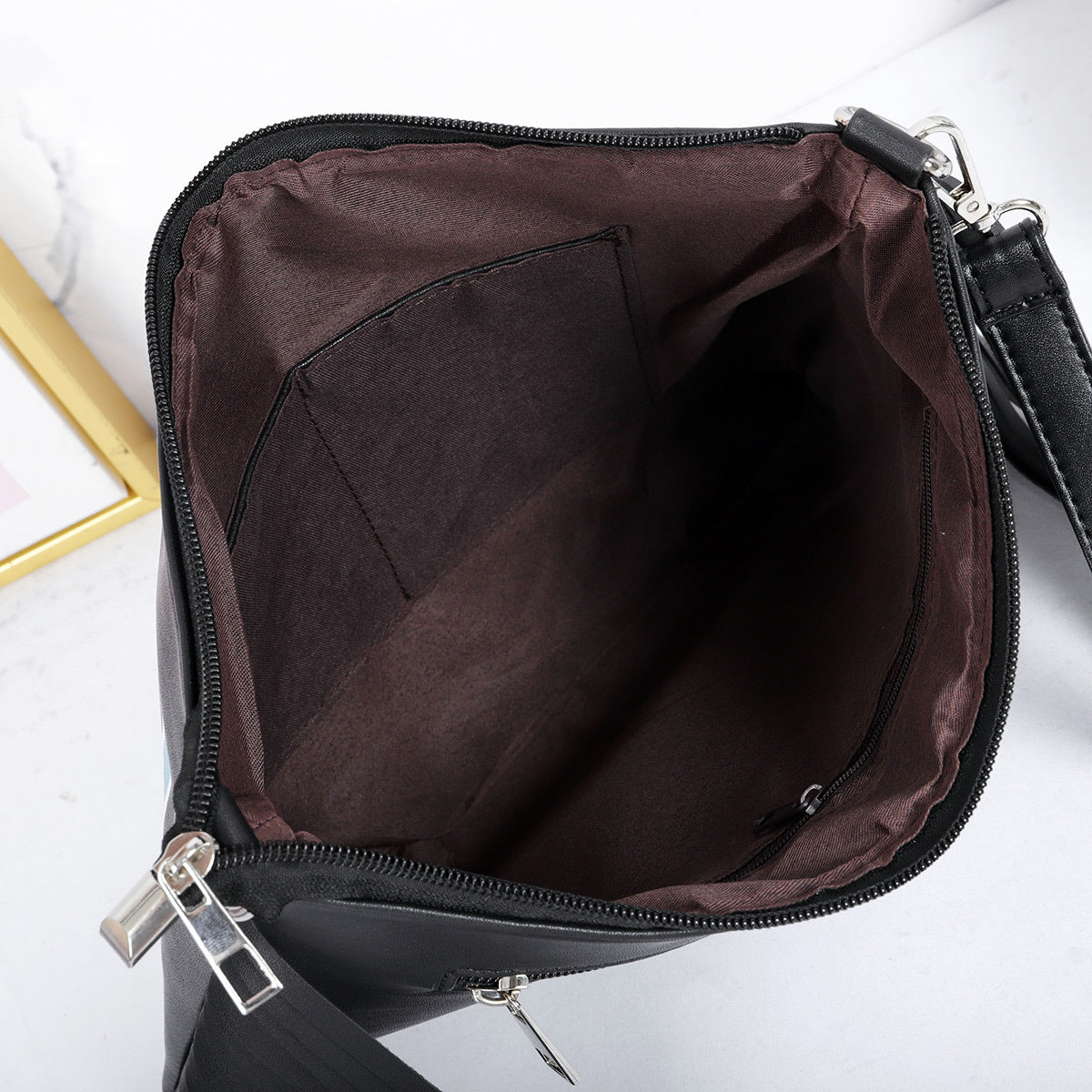 Bolsa de borla de leopardo de PU One One