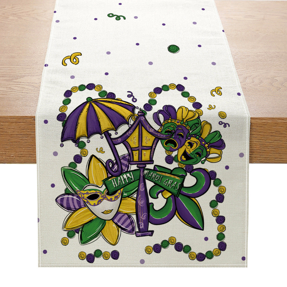 Wholesale of Brazilian Carnival Printed Polyester Tablecloths