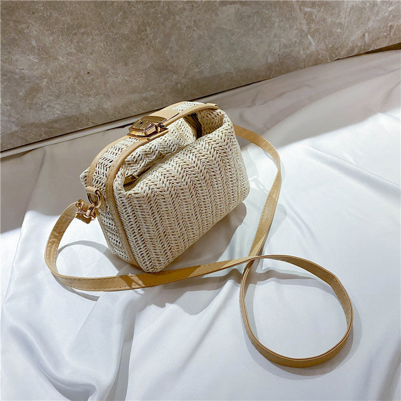 Wholesale The New Korean Version Is A Versatile Crossbody Straw Tote