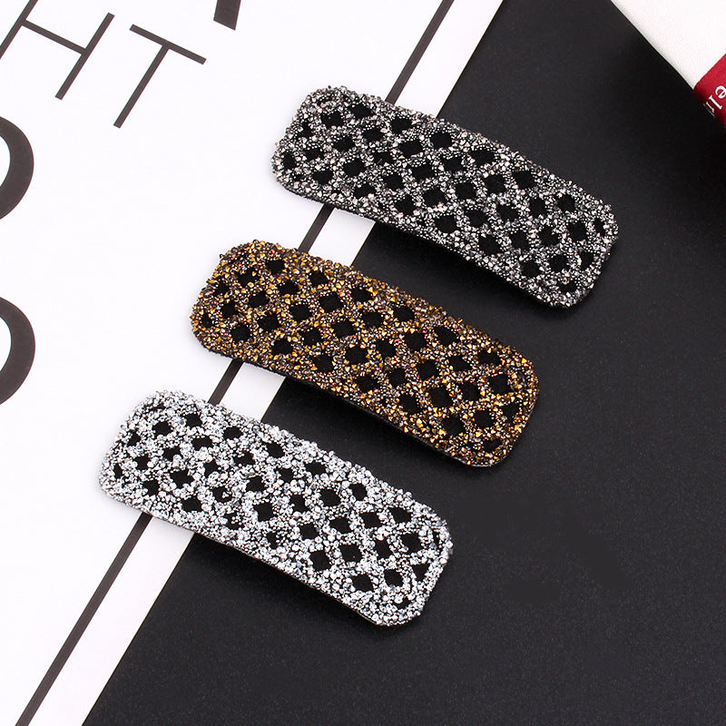 Wholesale Grid Diamond Hair Clips