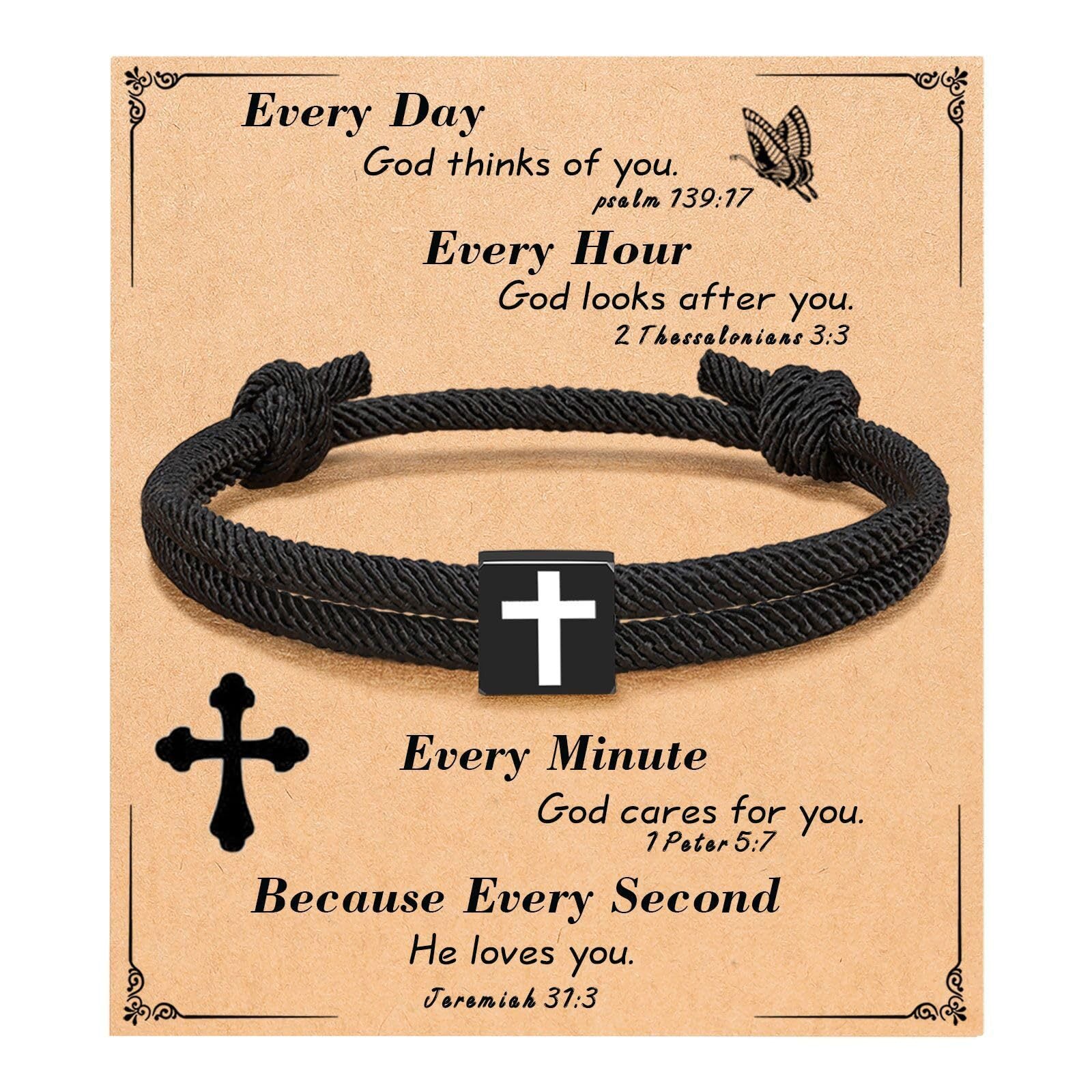 Wholesale Cross Milan Rope  Easter Lover  Men' s Bracelets